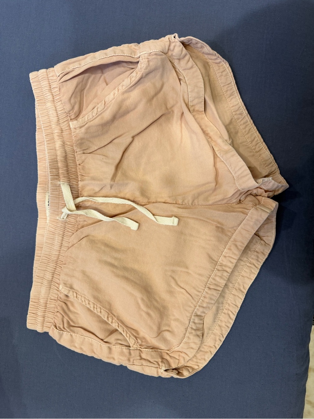 Billabong Women's Athletic Shorts in Light Peach